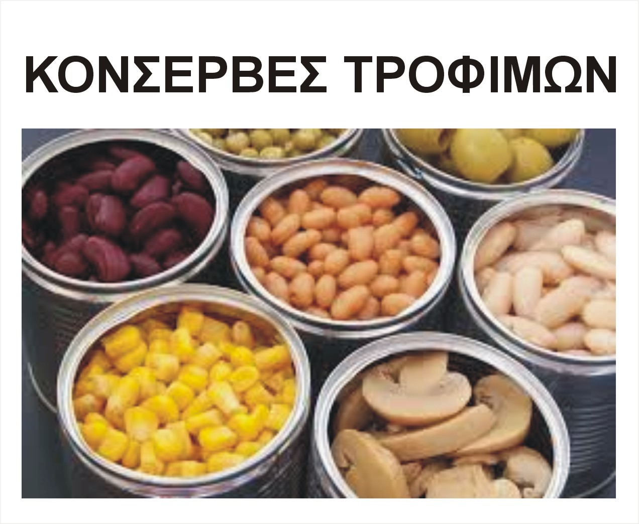 ΚΟΝΣΕΡΒΕΣ ΤΡΟΦΙΜΩΝ