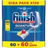 Finish all in one quantum lemon 120 ταμπλετες πλυντηριου πιατων